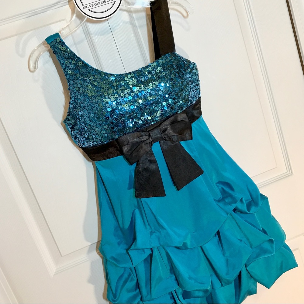 Ruby Rox Girls Formal Dress Blue Size 12 - Picture 3 of 6